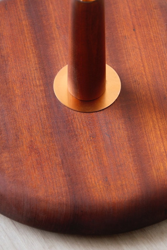 Image 1 of Vintage Teak Floor Lamp from the 1960s - Renovated & Chic Design