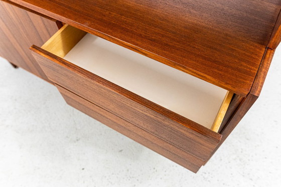 Image 1 of Vintage dressoir met vitrinekast van SFM, jaren 70.