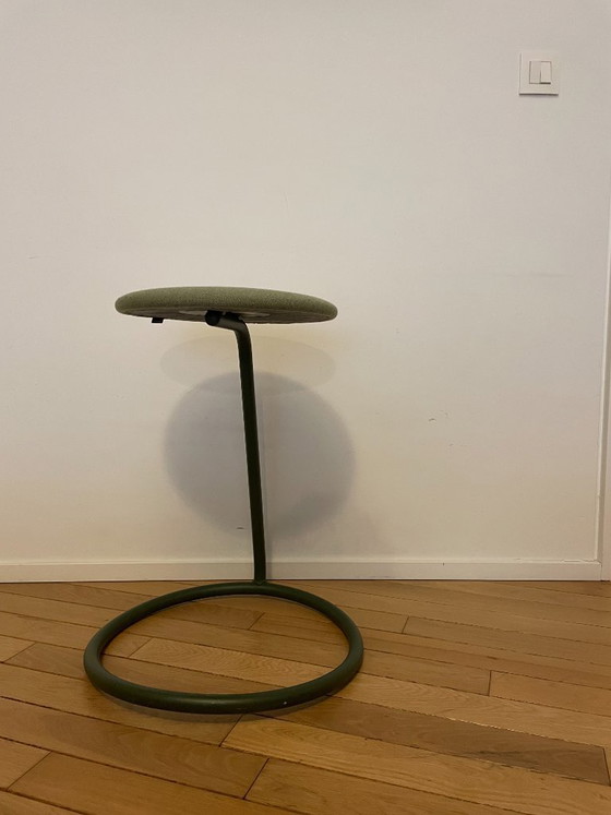 Sgabello Lasse di Materia in verde tenue, Sgabelli, Metallo, Tessile, Modern (foto 2 di 7)