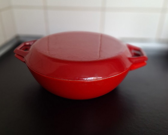 Image 1 of Set van 4 gietijzeren vintage Copco Denmark pannen