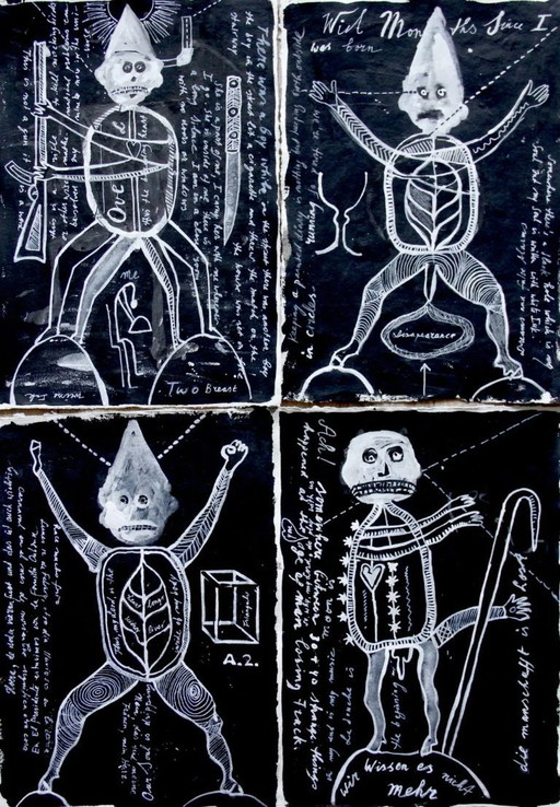 Ramón Gieling - 'Les favoris de la lune' – tableau of 16 paintings