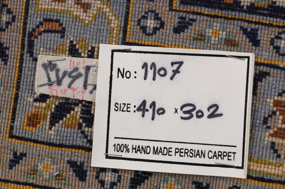 Image 1 of Persischer Teppich aus Kaschan, 4,10 x 3,02 cm, Orientteppich, fein, Nr. 1107