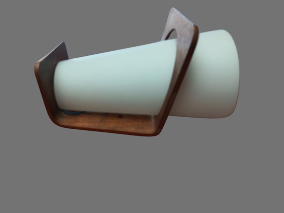 Louis Kalff NX41 Wall Lamp for Philips – 1960s Dutch Design – Wall lights, Wood, Glass (photo 7 of 7)