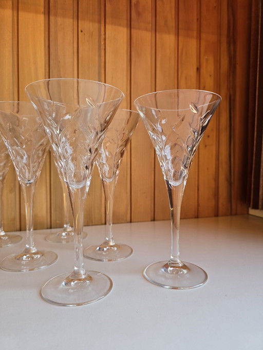 RCR Laurus Crystal Champagne Flutes