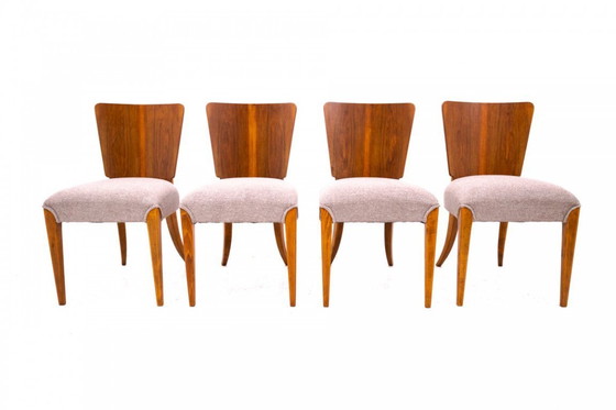 Image 1 of Set of 4 chairs designed by J. Halabala, 1930s.