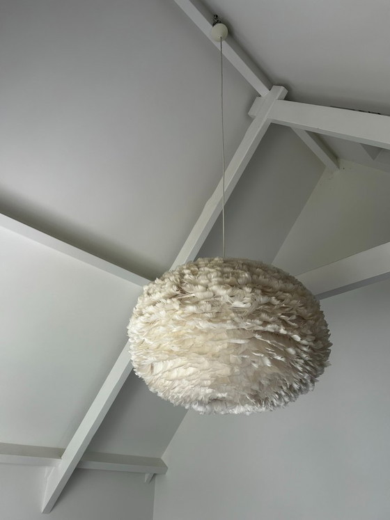 Image 1 of White feather pendant lamp