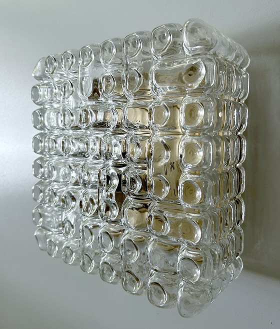 Image 1 of Mid Century Bubble Glass Wall Light / Ceiling Light