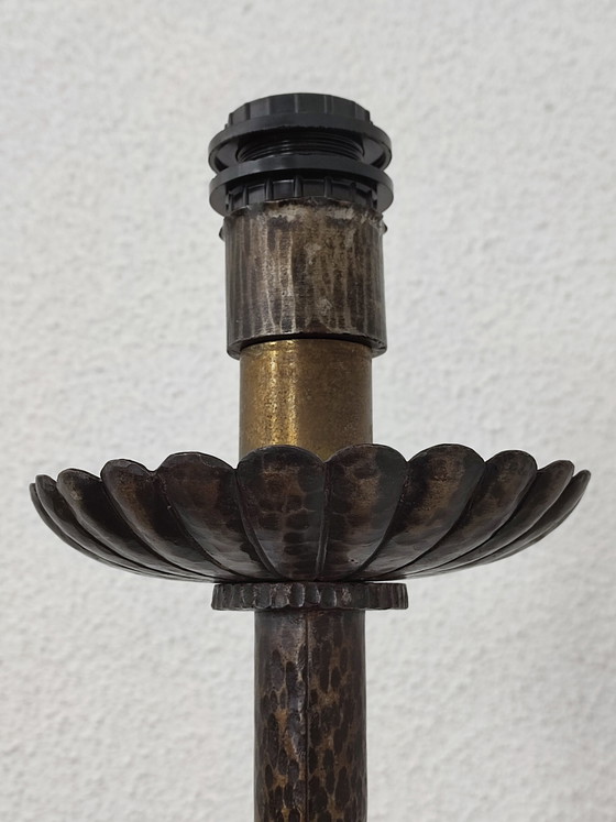 Image 1 of 1950s brutalist floor lamp