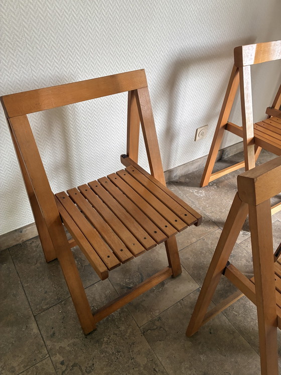 Image 1 of 4 chaises pliantes vintage style Aldo