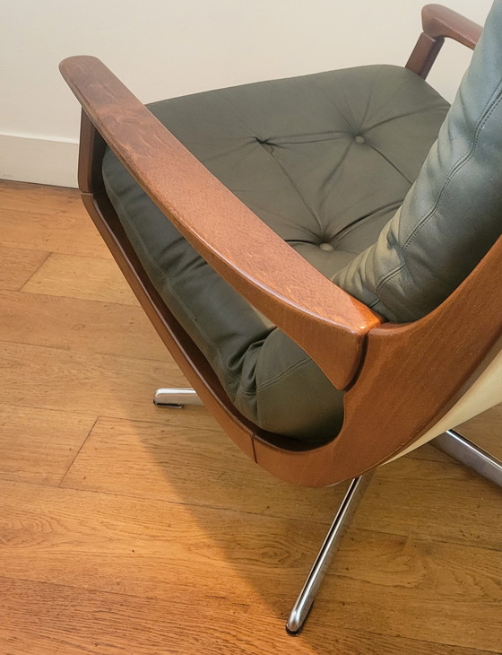Image 1 of Vintage Eugen Schmidt Swivel Chair for Soloform 1960