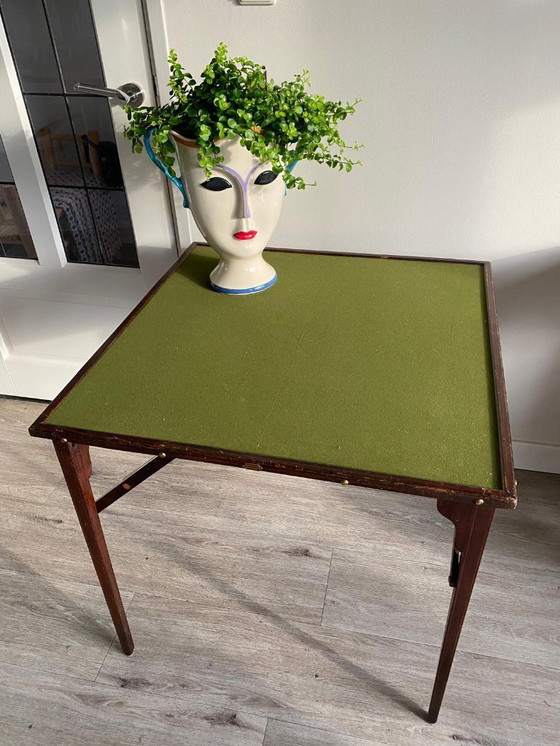 Image 1 of Mesa de cartas antigua