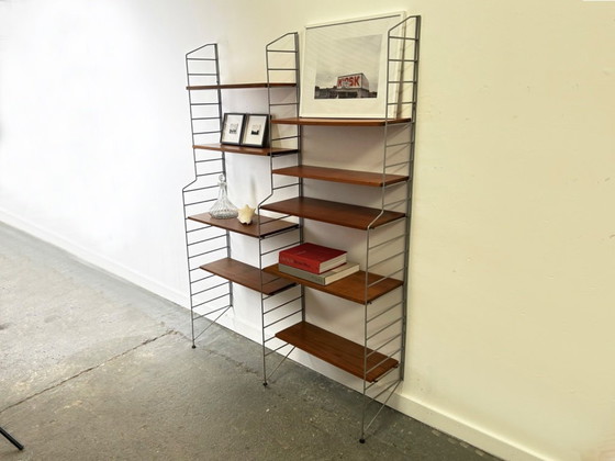 Image 1 of Sistema di scaffalature in stile Mid-Century degli anni '60 di Brianco
