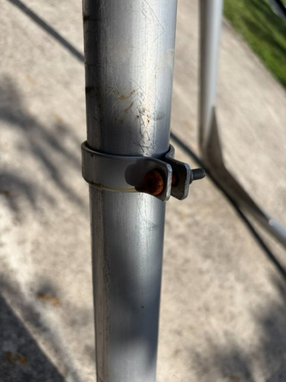Hangmat met aluminium standaard en dik gewatteerd kussen – Ligbed tuin, Polyester (photo 22 of 29)