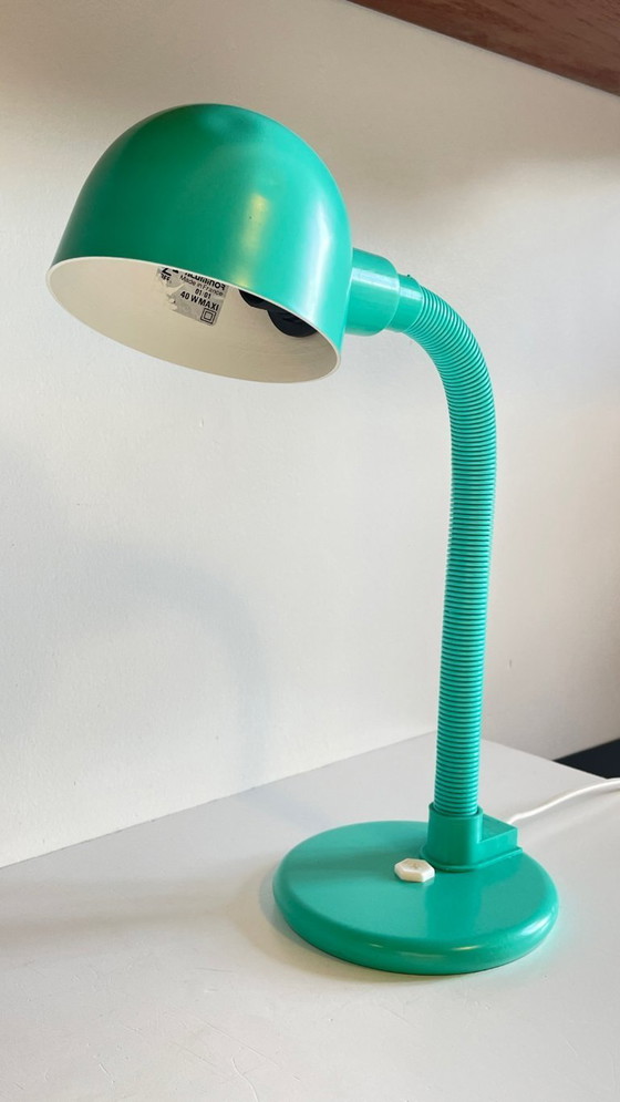 Image 1 of LAMPE 80er Jahre Stahl von ALUMINOR Frankreich