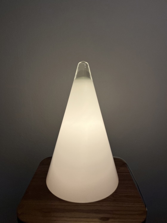 Image 1 of ILU Opaline Glass Table Lamp 36 cm Postmodern Design