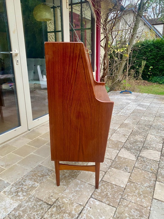 Image 1 of Secrétaire / bureau danois modèle 37 par Arne Wahl Iversen pour Vinde Møbelfabrik – Années 60.