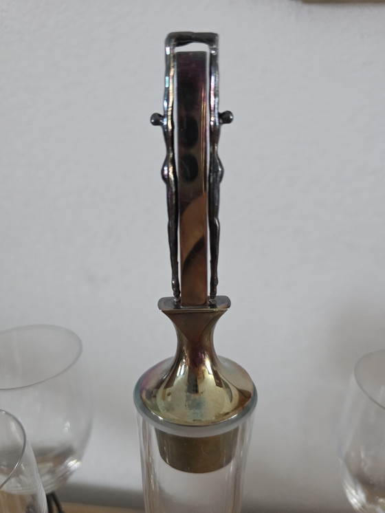 Image 1 of Corrie van Ammerlaan decanter + 4 glasses