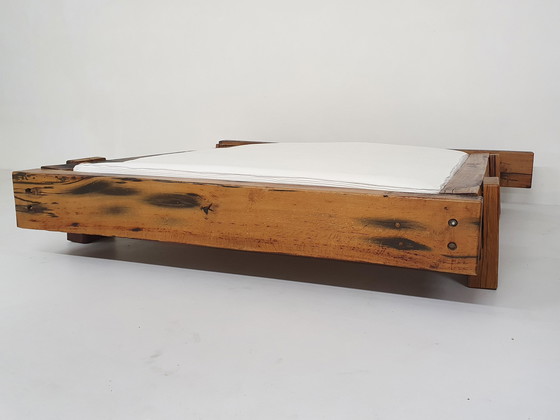 Image 1 of Lit de jour double en chêne wabisabi, 1970