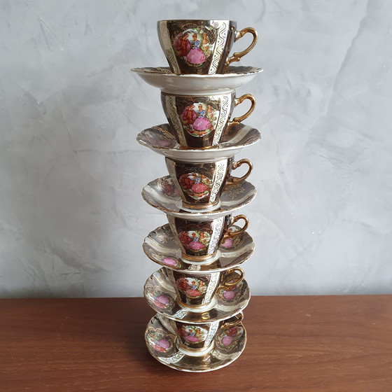 Image 1 of Set de tasses 70s Copper 9-Piece