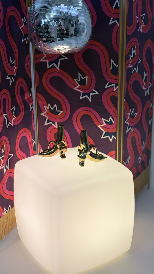 Ilu design kubus ice cube XL vloerlamp vierkant kunststof