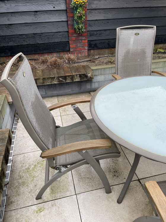 Image 1 of Conjunto de jardín mesa 4 sillas