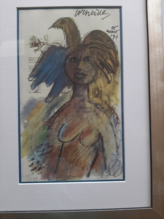 Image 1 of Corneille - Serigrafía. Título, "La Femme et l'oiseau de Maastricht".