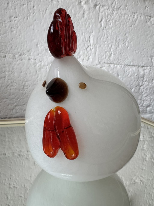 Villeroy and Boch blown glass hen