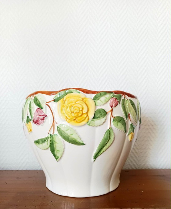 Image 1 of Vintage ceramic flower pot