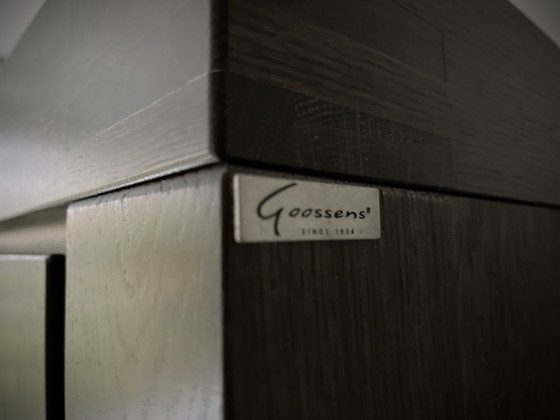 Image 1 of Armario de almacenamiento Goossens, color arcilla transparente - Armario para vajilla