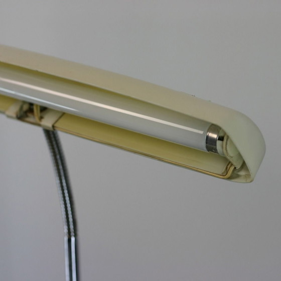 Image 1 of Lampada da scrivania vintage Hitachi Moonlight modello 506 | Design giapponese dell'era spaziale | Anni '70