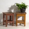 Antique bedside tables in pine wood – Central Europe, circa 1940 #7 – Nightstands, Rustic (photo 9 of 40)
