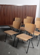 Set of 8 Riemersma dining chairs industrial