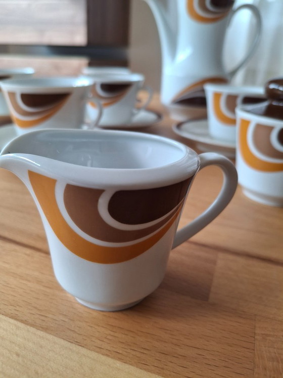Image 1 of Servizio da caffè Seltmann Weiden dal design "Space Age" degli anni '70.