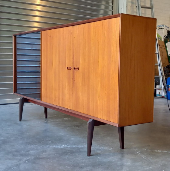 Image 1 of Sideboard Vintage Oswald Vermaercke V-form 1960's 