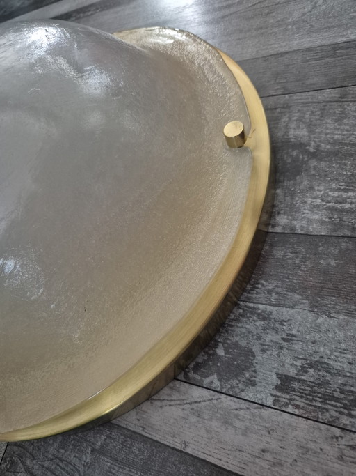 Vintage Glashütte Limburg Deckenlampe
