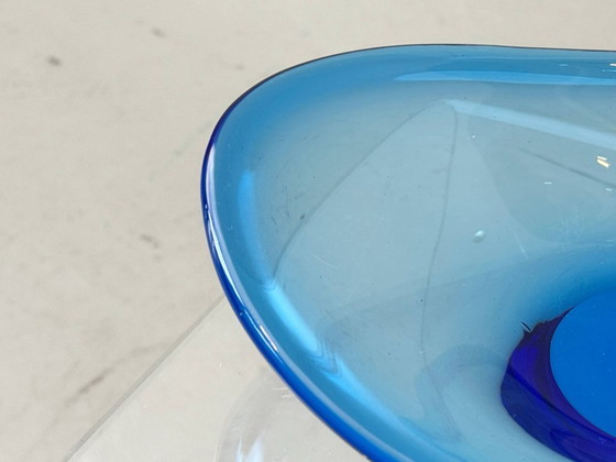 Image 1 of Ciotola Selandia blu di Per Lütken per Holmegaard, Danimarca, anni '60