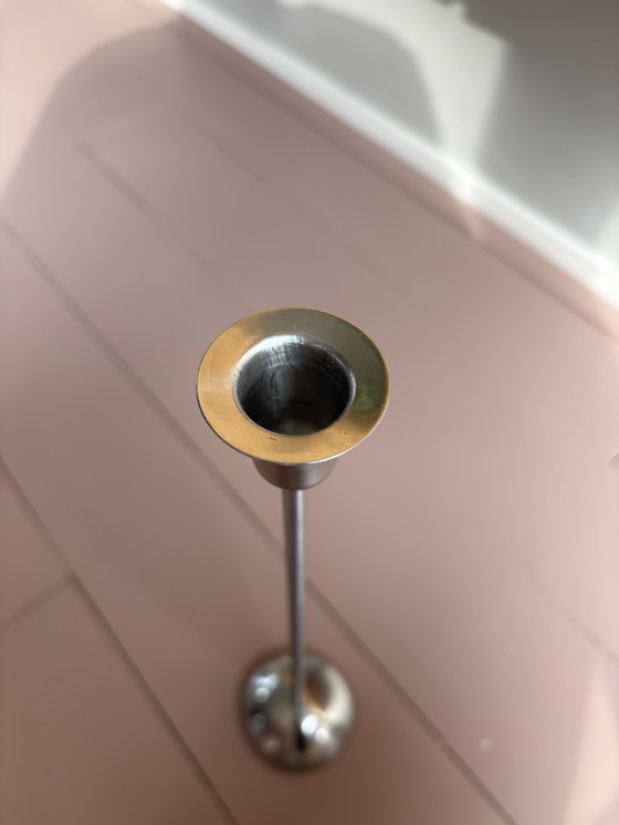 Image 1 of Candeliere vintage in acciaio inox IKEA Stoccolma