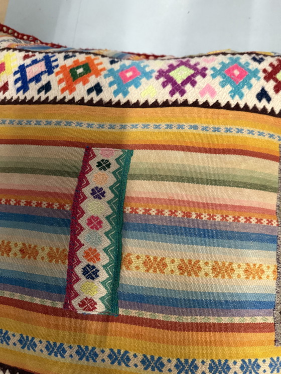 Image 1 of #Bohèmien Style#, Bont Vloerkussen, 85x85