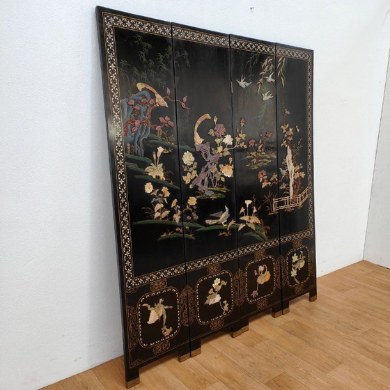 Image 1 of Paravento antico cinese, stile cineseria
