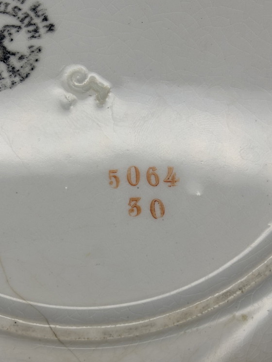 Image 1 of Antiek fazantenbord – Société Céramique Maestricht ca. 1900