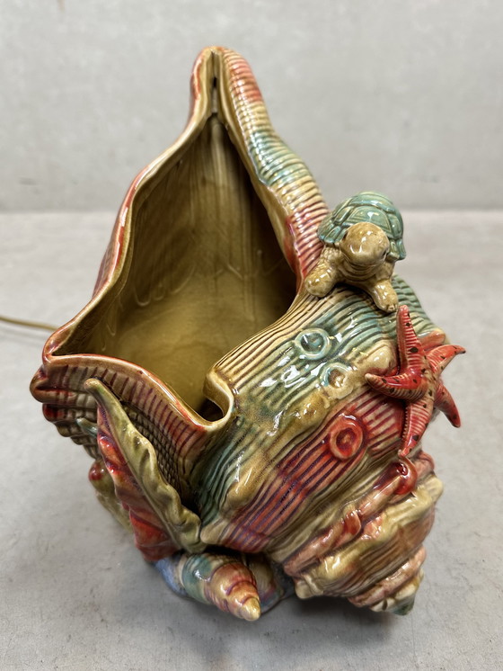 Image 1 of Vintage ‘tafereel’ lamp - keramiek