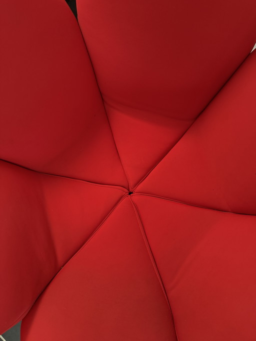 Sillón Roche Bobois Mayflower, rojo