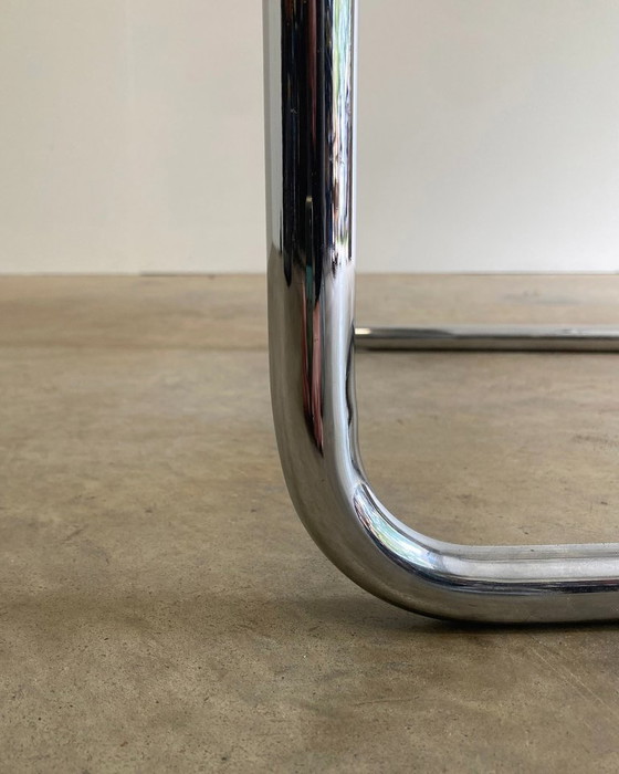 Image 1 of Vintage Gastone Rinaldi voor Fasem buisframe stoel