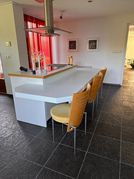 Set van 4 DC Harmonica stoelen – Dick Spierenburg/Castelijn