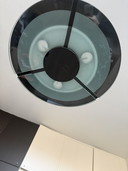 Lampada vintage Artemide a forma di piattino, metà secolo