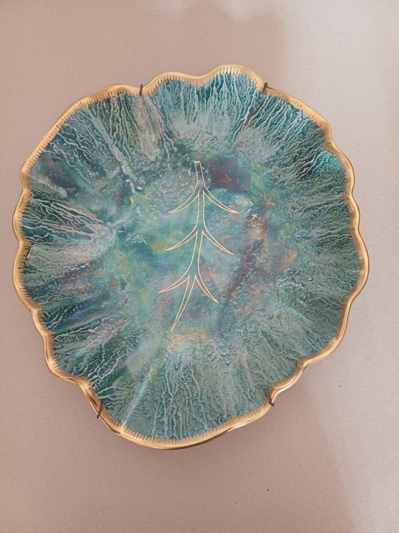 Josef Ekberg Gustavsberg – Large Decorative Ceramic Platter – Art Deco 1931 – Wall decoration (photo 2 of 6)