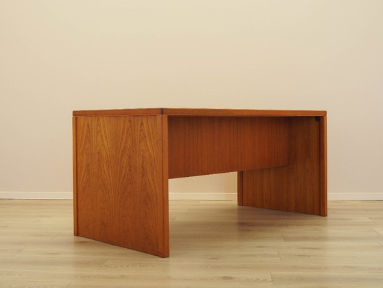 Image 1 of Scrivania in teak, design danese, anni '70, prodotta da Omann Jun
