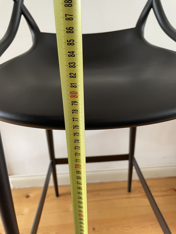 Image 1 of Kartell Masters barkruk (zwart)