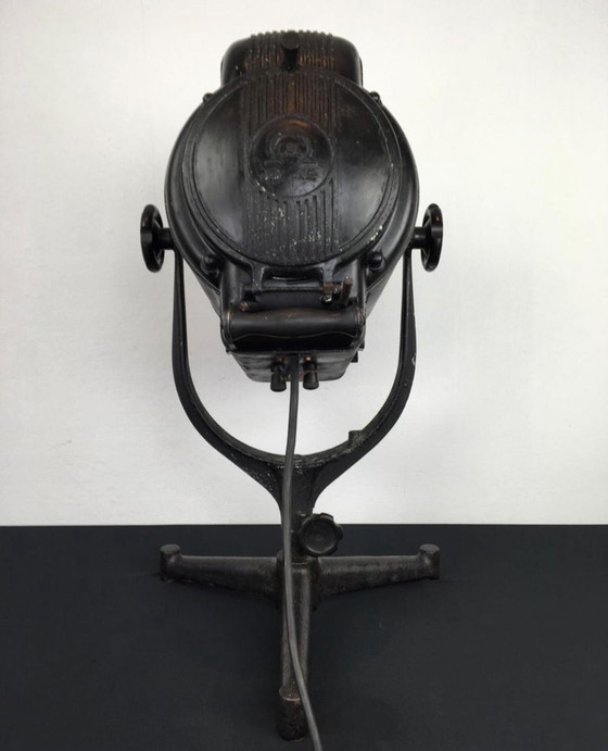 Image 1 of Large 1950s ADB Theater Spot on Foot - Working Condition