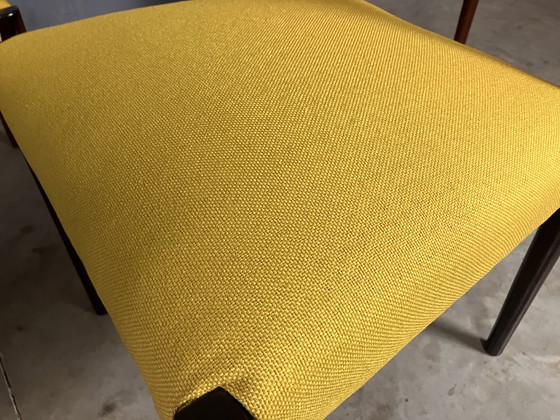 Image 1 of Rosewood chairs newly upholstered Mid Century Vintage